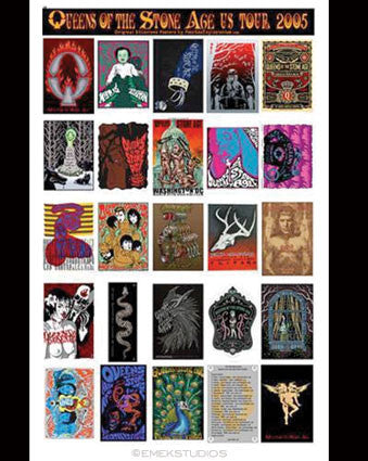 Queens of the Stone Age Uncut Proofsheet