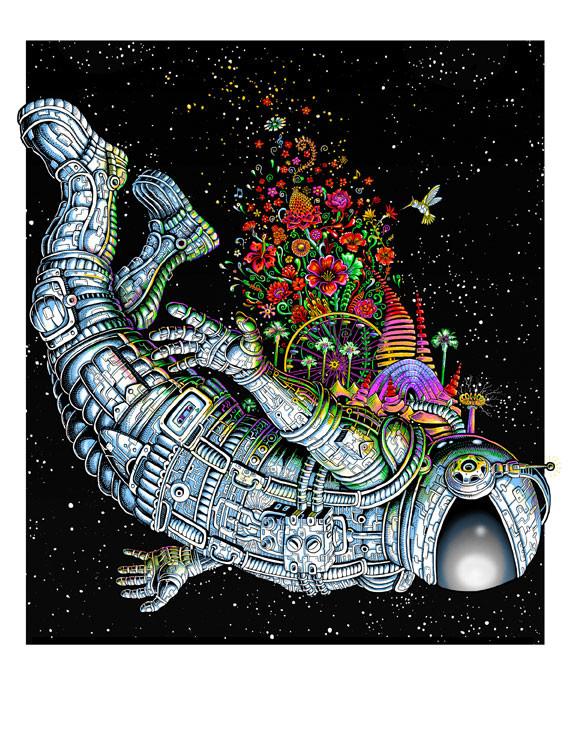 SPACEMAN Art Print