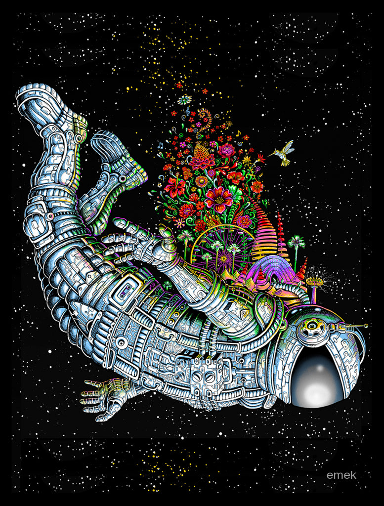 Spaceman • Mini Print – Emek Studios