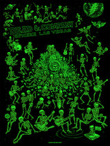 Dead at the Sphere 2025 FOIL tour poster