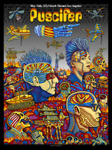 PUSCIFER- (yellow submarine) plus signed foil ticket