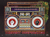 THIEVERY CORPORATION 30th Anniversary Lasercut with shimmer foil "BloomBox"
