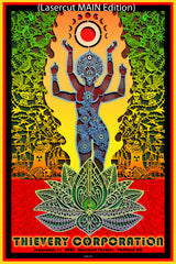 THIEVERY CORPORATION- Special Lasercut poster