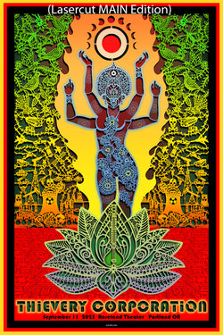 THIEVERY CORPORATION- Special Lasercut poster