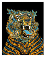 Carnival Tiger • Mini Print