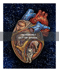 Space Heart • Mini Print